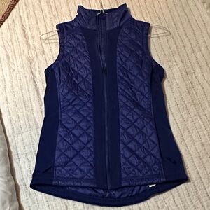 Athleta Vibrant Blue Quilted Vest